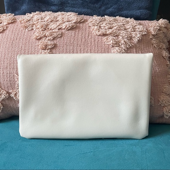 NWOT Rachel Pally Reversible Floral and Leather Clutch - Picture 5 of 5